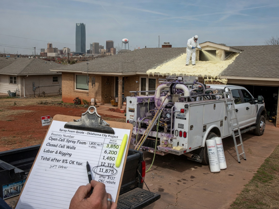 How Much Does Spray Foam Insulation Cost in Oklahoma City?