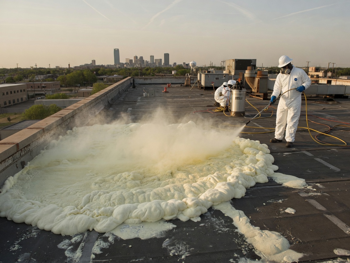spray foam insulation in Del City