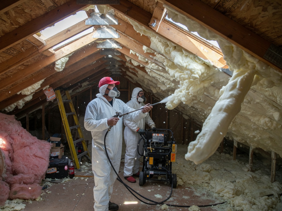 spray foam insulation by Trusted Spray Foam OKC in Oklahoma City, OK