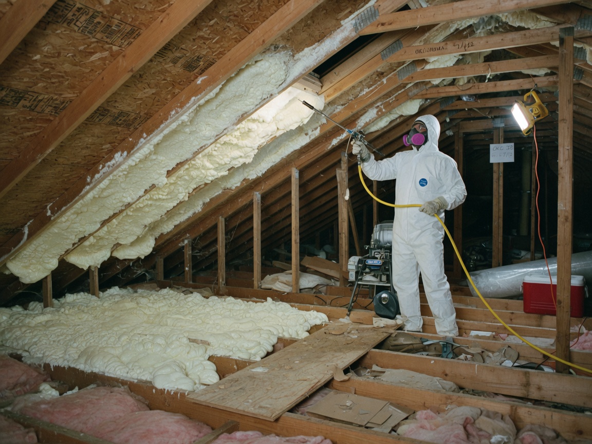 Attic Spray Foam Insulation in Oklahoma City, OK